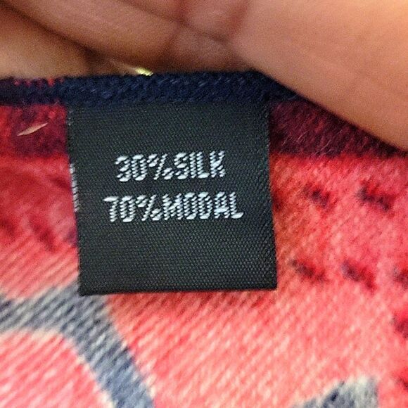 Silk Modal Multi-Print Wrap - Picture 8 of 8